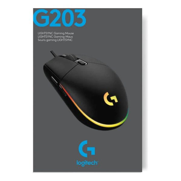 D_617133-12 MOUSE GAMER LOGITECH G203 LIGHTSYNC