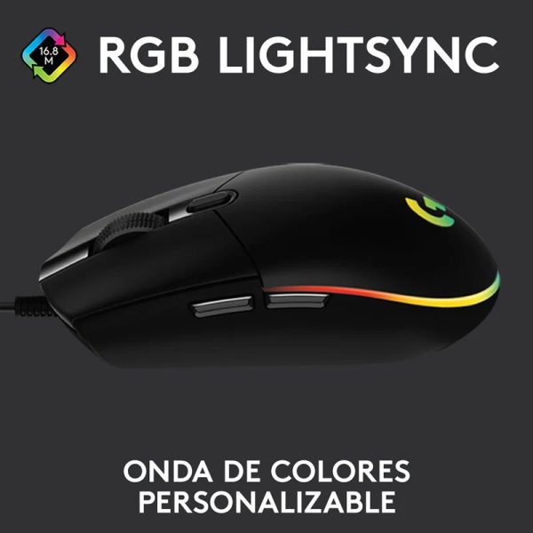 D_766076-2 MOUSE GAMER LOGITECH G203 LIGHTSYNC
