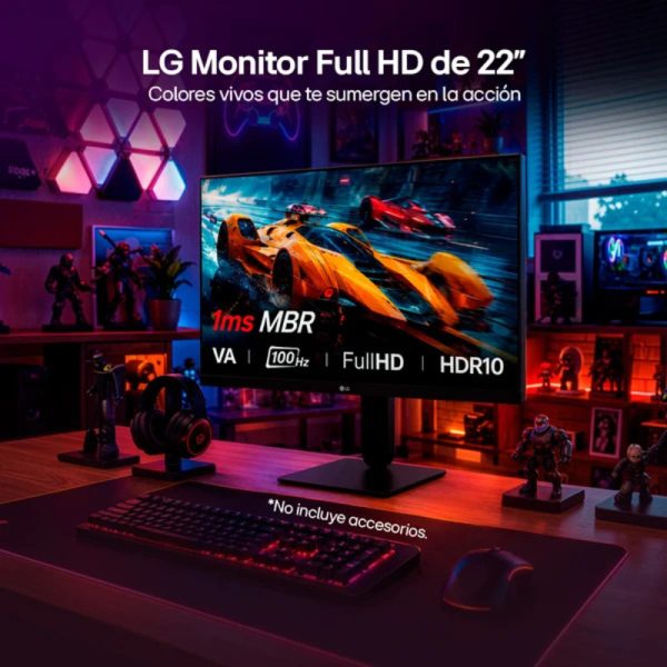 MONITOR LG 22U401A-B 21.5” FULL HD 100HZ